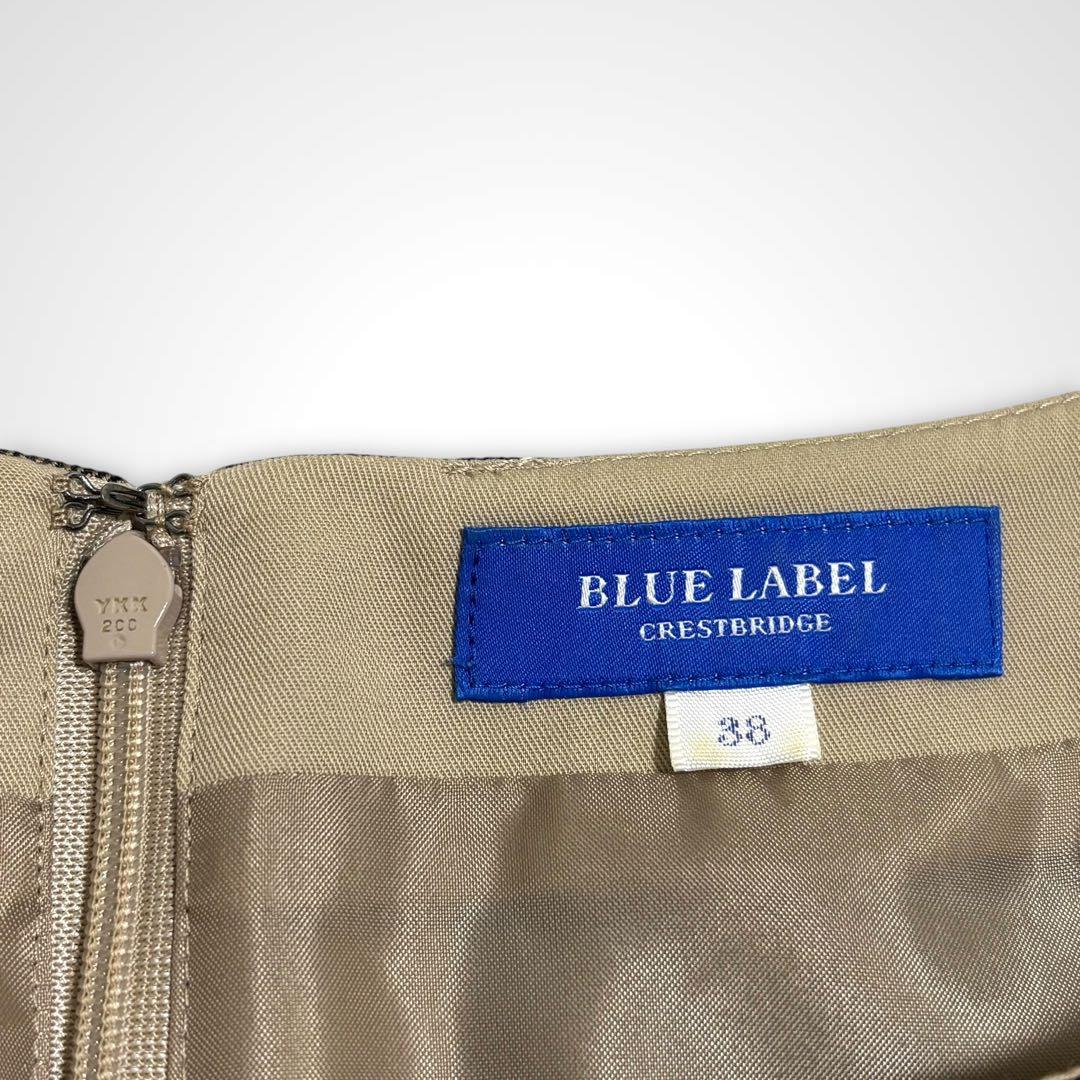 BLUE LABEL CRESTBRIDGE ノバチェック ベルト付 ワンピース