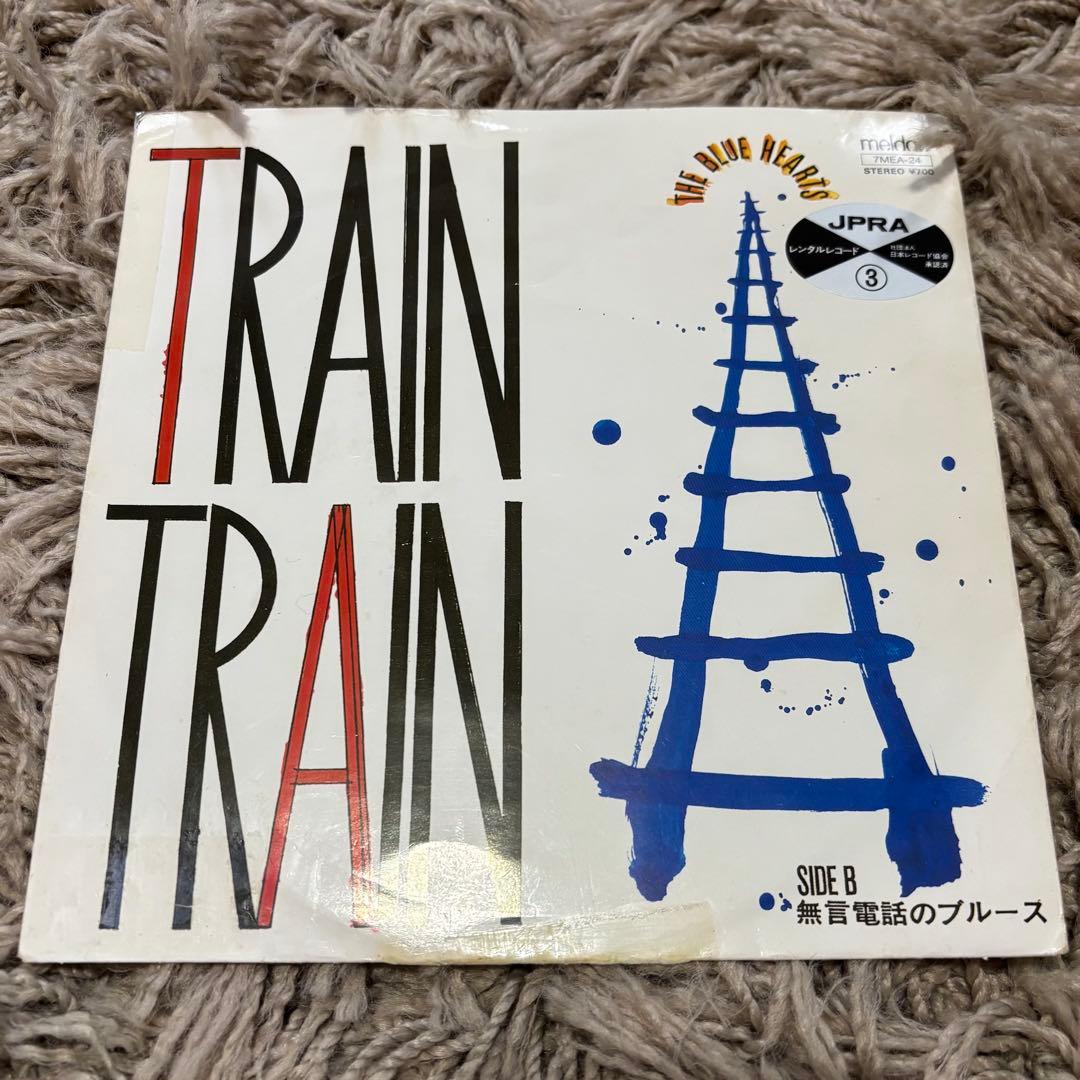 THE BLUE HEARTS TRAIN-TRAIN レコード ブルーハーツ