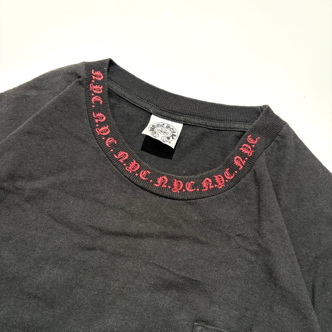 CHROME HEARTS Tシャツ サイドロゴ ヴィンテージ ブラック L