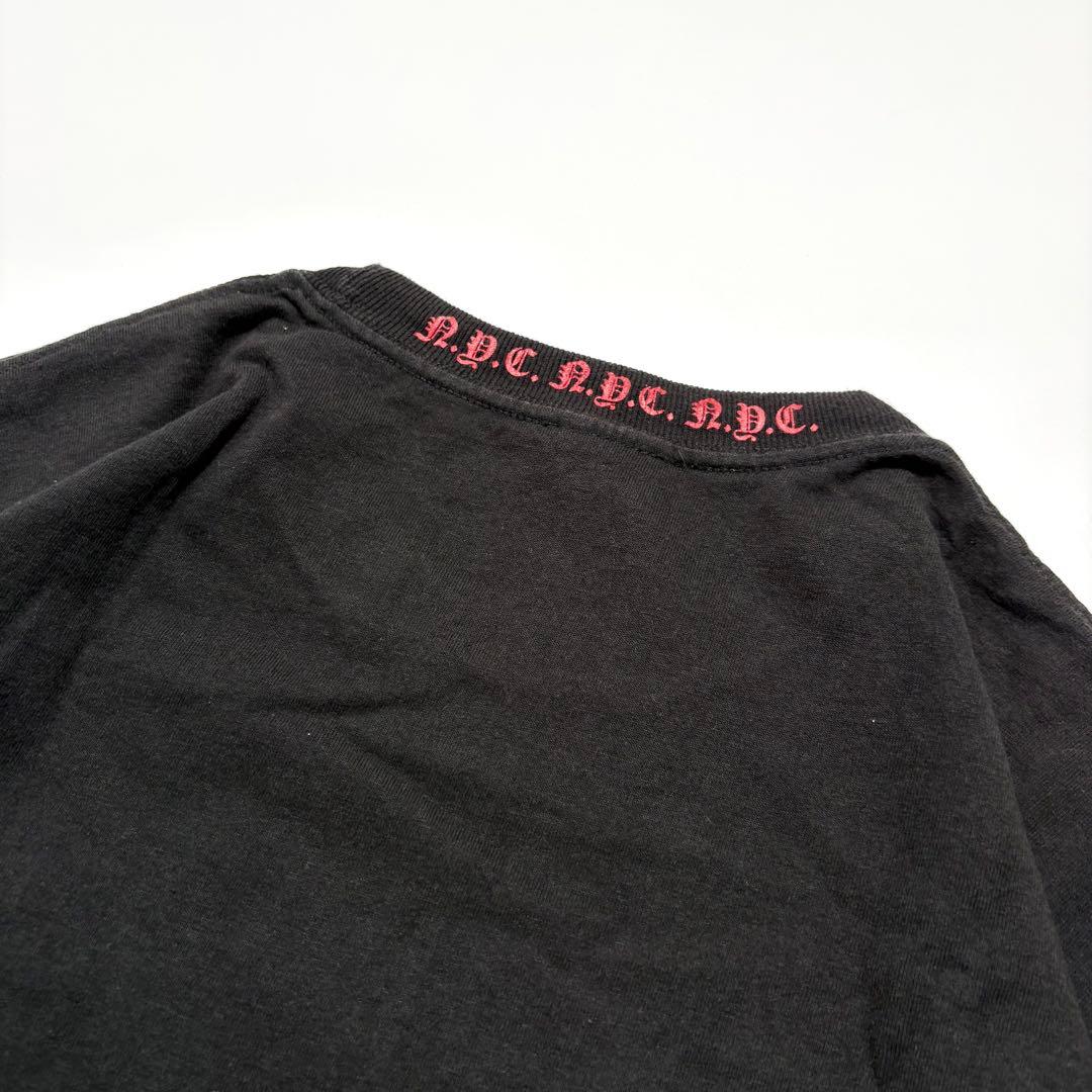 CHROME HEARTS Tシャツ サイドロゴ ヴィンテージ ブラック L