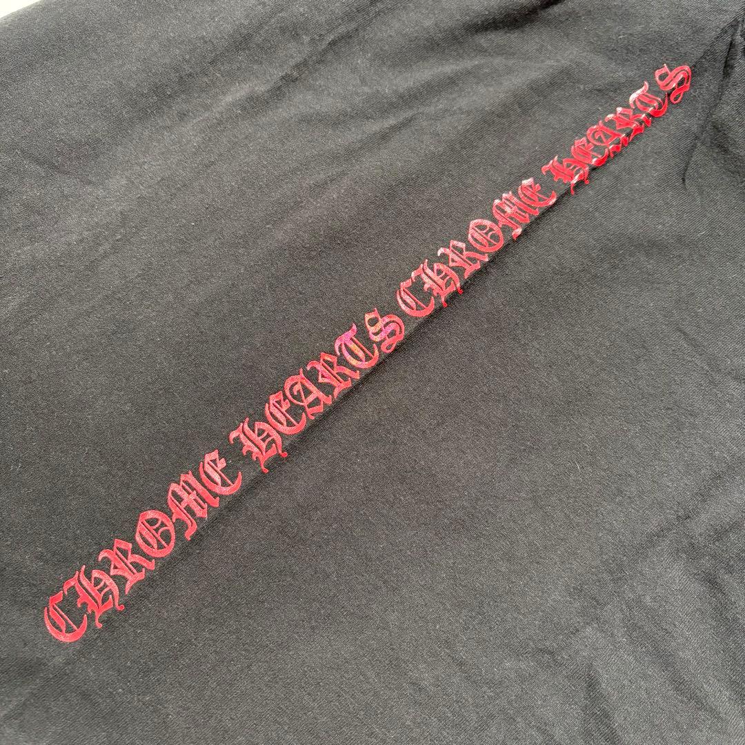 CHROME HEARTS Tシャツ サイドロゴ ヴィンテージ ブラック L