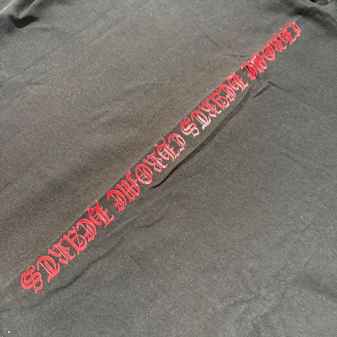 CHROME HEARTS Tシャツ サイドロゴ ヴィンテージ ブラック L