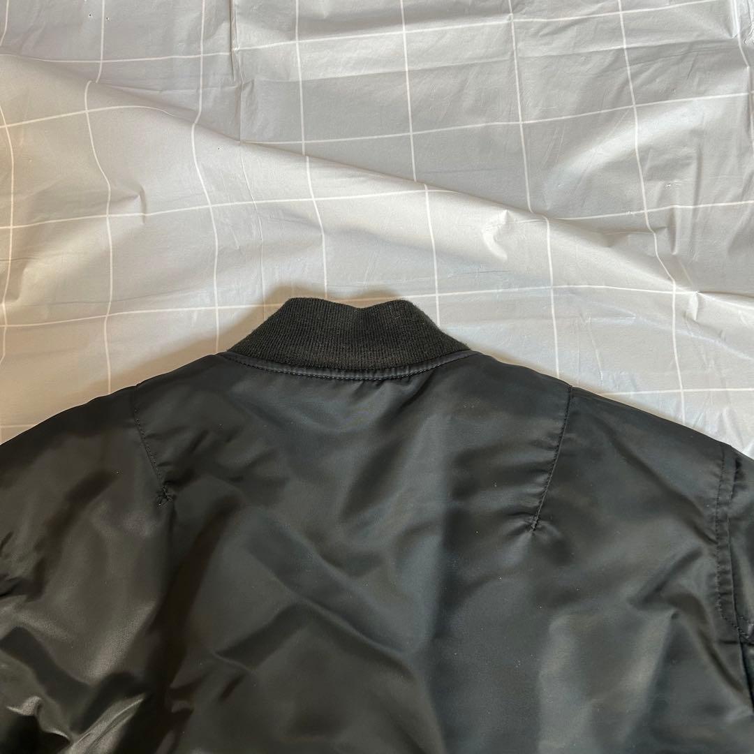 【美品】ALPHA INDUSTRIES MA-1 フライトジャケット BK M