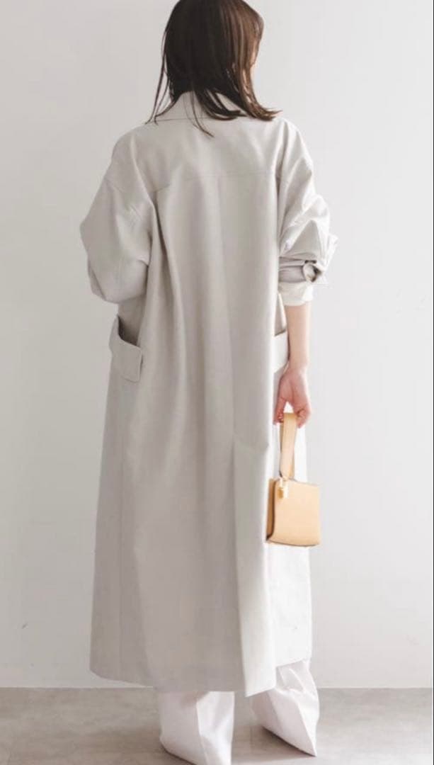 【美品】2025✨️完売品✨️ノーブル コットンダブルクロストレンチコート