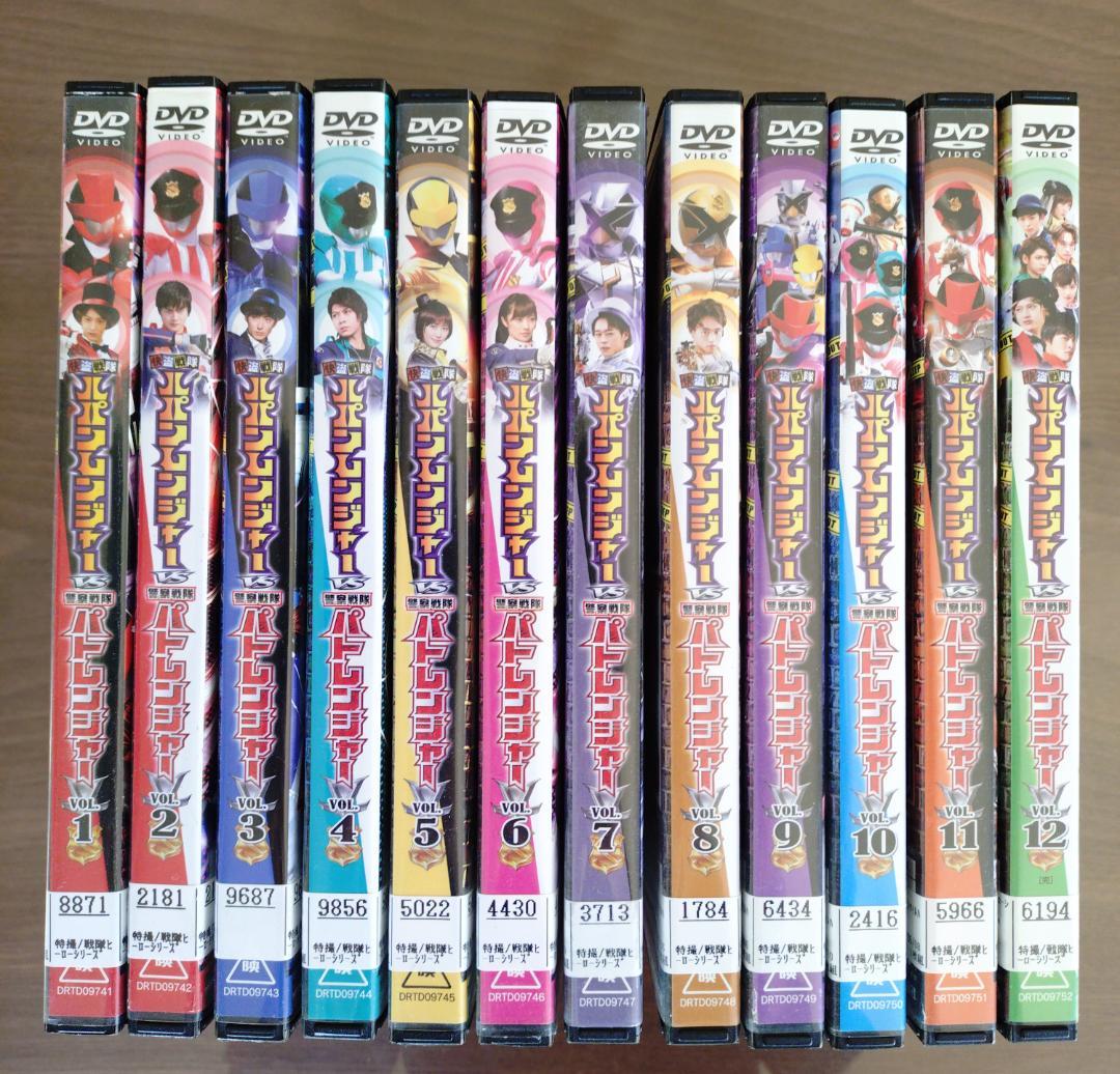快盗戦隊ルパンレンジャーvs警察戦隊パトレンジャー 全12巻　DVD