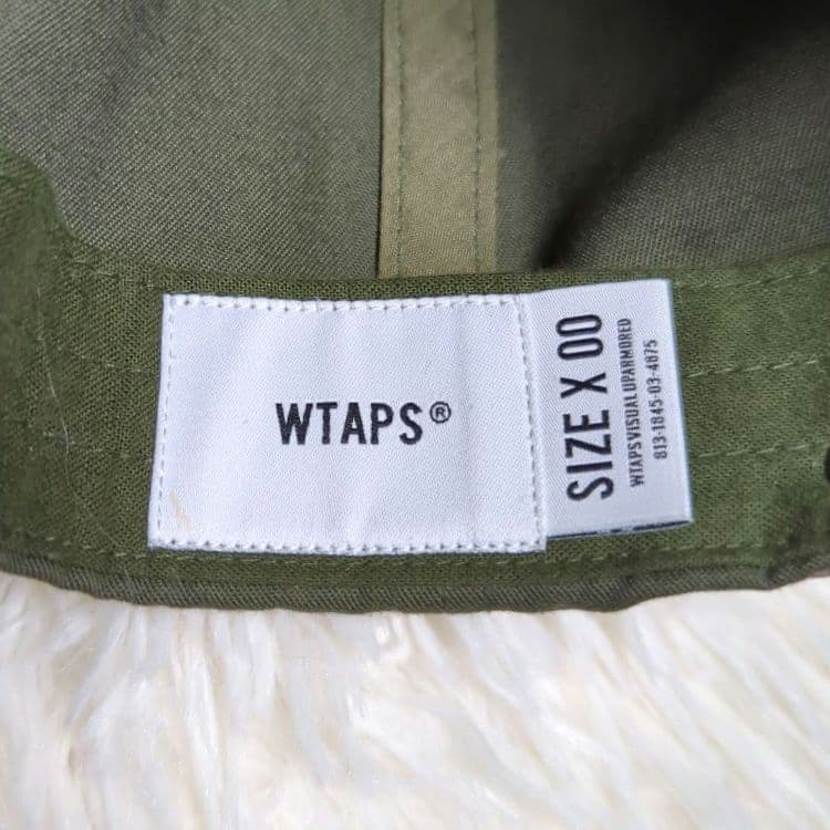 WTAPS MILITIA CAP 刺繍ロゴ　オリーブドラブ サイズフリー