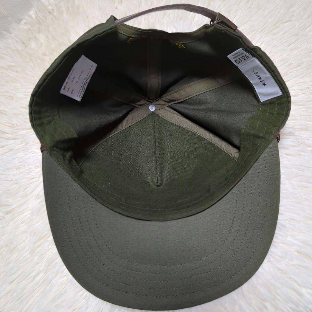 WTAPS MILITIA CAP 刺繍ロゴ　オリーブドラブ サイズフリー