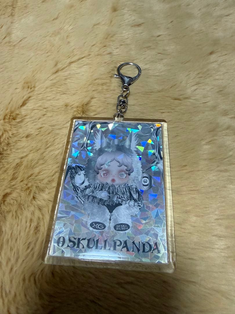 ポップマート スカルパンダ XG コラボ ぬいぐるみペンダント カード セット