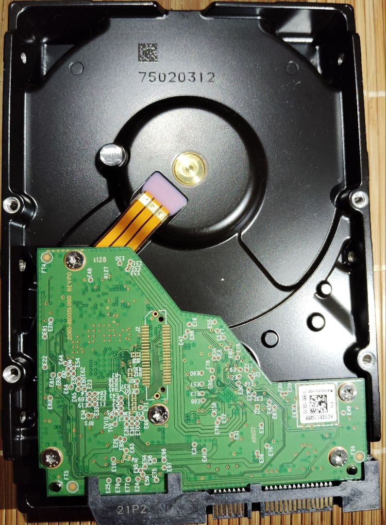 内蔵型ハードディスクドライブ Western Digital 4TB HDD WD40EAAZ