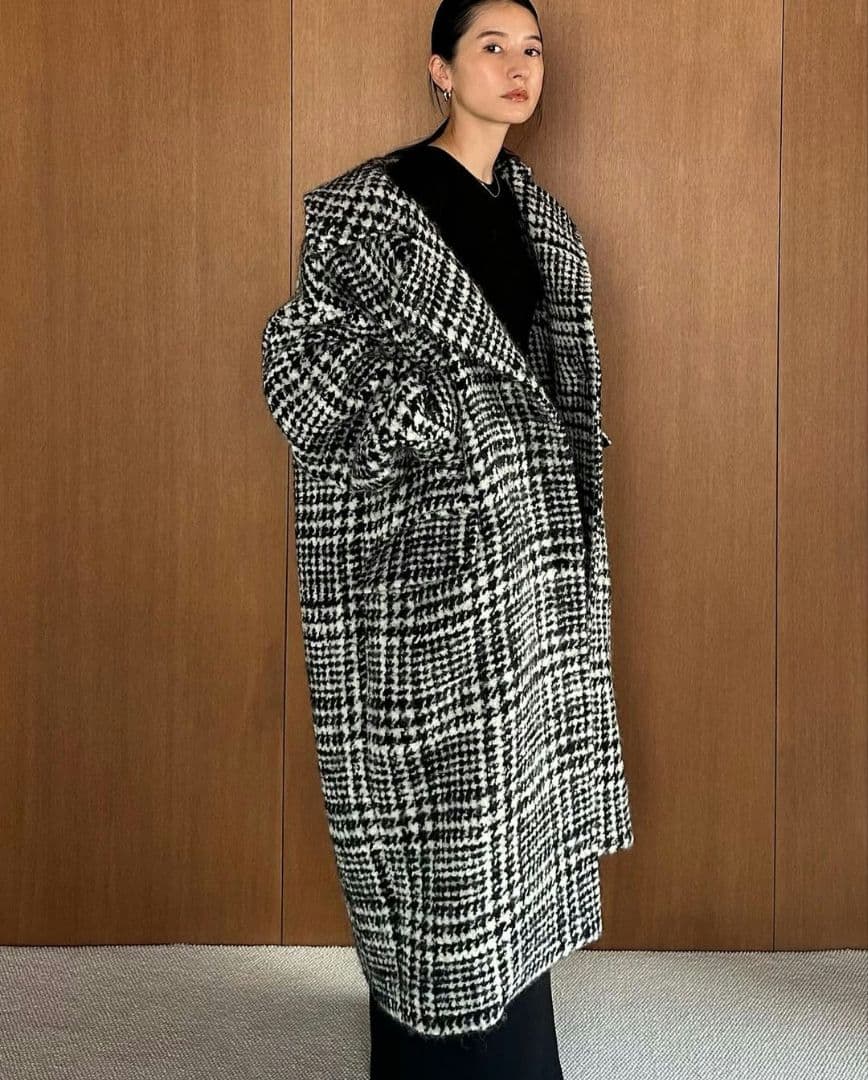 CLANE クラネ SHORT SHAGGY COCOON OVER COAT