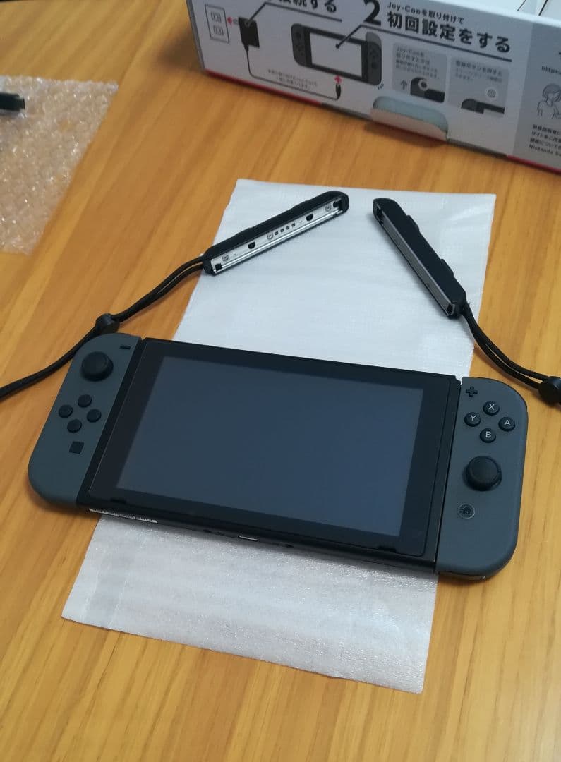 Nintendo Switch 本体 グレー ACアダプタ、Joy-Con付