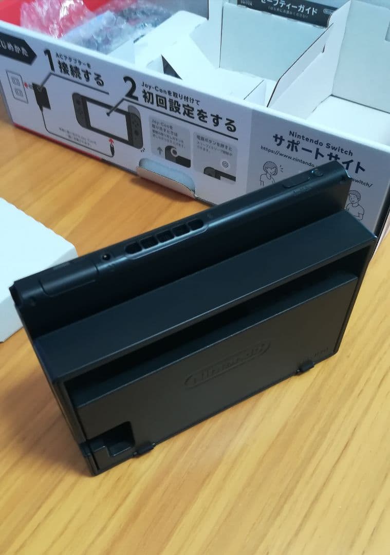 Nintendo Switch 本体 グレー ACアダプタ、Joy-Con付