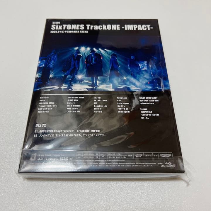 SixTONES TONE IMPACT 初回限定盤 通常盤 Blu-ray
