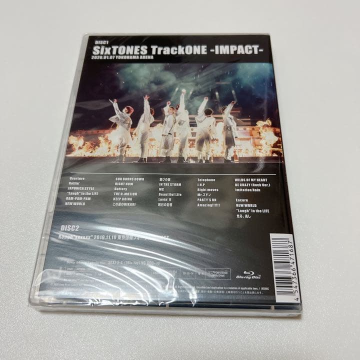 SixTONES TONE IMPACT 初回限定盤 通常盤 Blu-ray