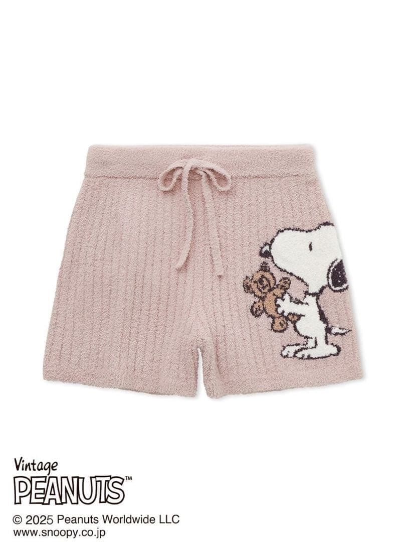 ジェラートピケ SNOOPY×BEAR ジャガードプルオーバー&ショートパンツ