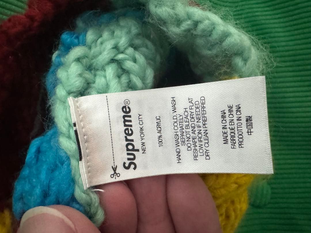 帽子 Supreme Block Knit Beanie \"Multi\"