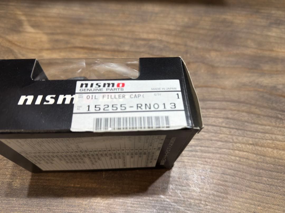 NISMO オイルフィラーキャップ 純正品番15255-RN013
