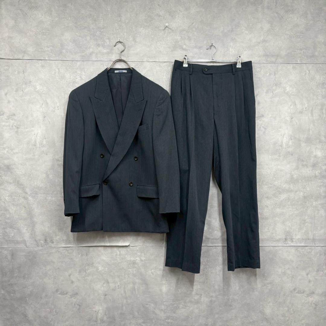 シルエット◎ 90s KENZO ダブル スーツ セットアップ N2311