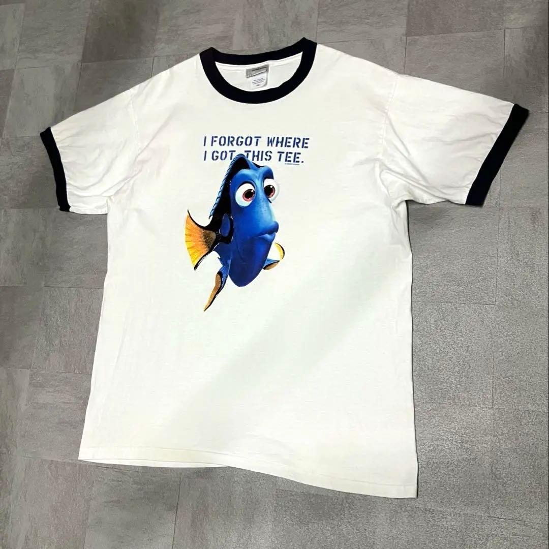 PIXAR 00s~ファインディングニモ リンガーTシャツ