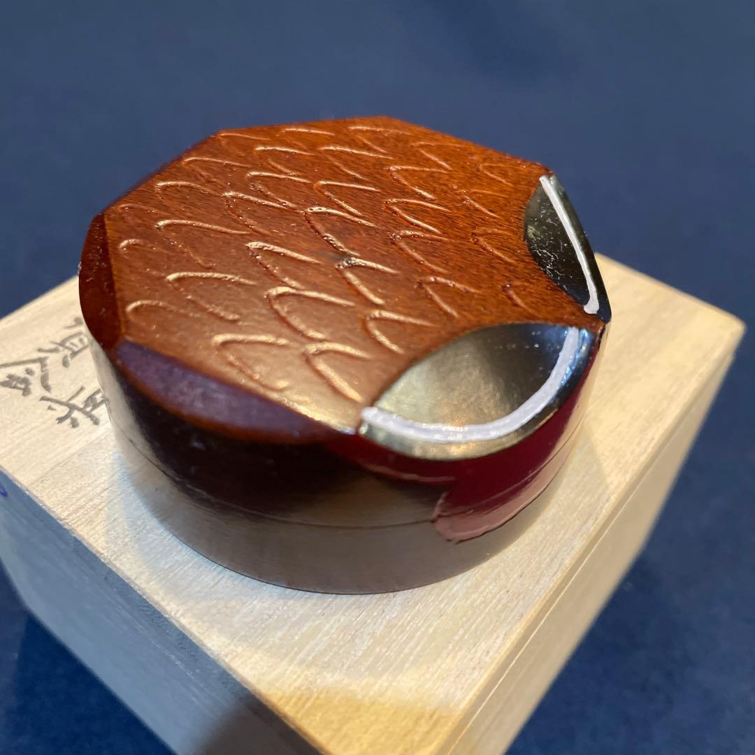 茶道具 (香合)『うそ鳥 香合』 表千家 「福岡県 献茶奉賛会」※美品