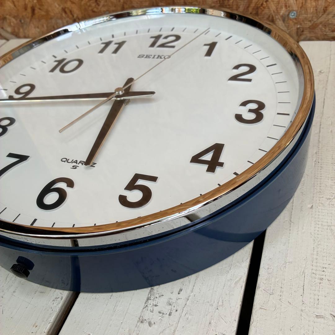 0637 当時物　32cm SEIKO 掛時計　QA502N