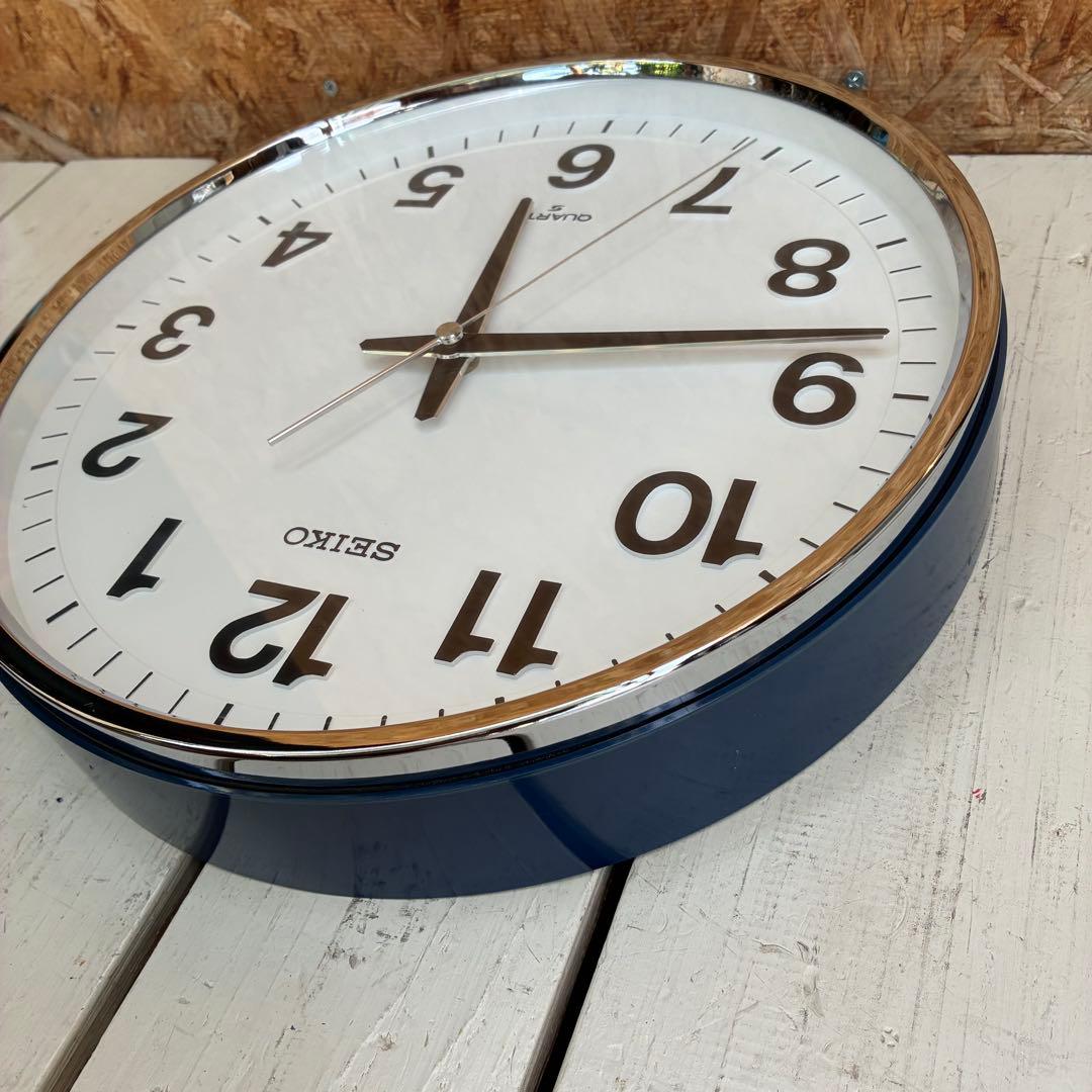 0637 当時物　32cm SEIKO 掛時計　QA502N