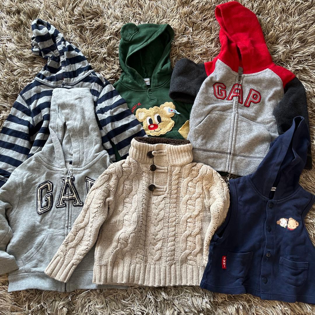 キッズ　男の子　まとめ売り40着　90cm95cm秋冬 ブランド服