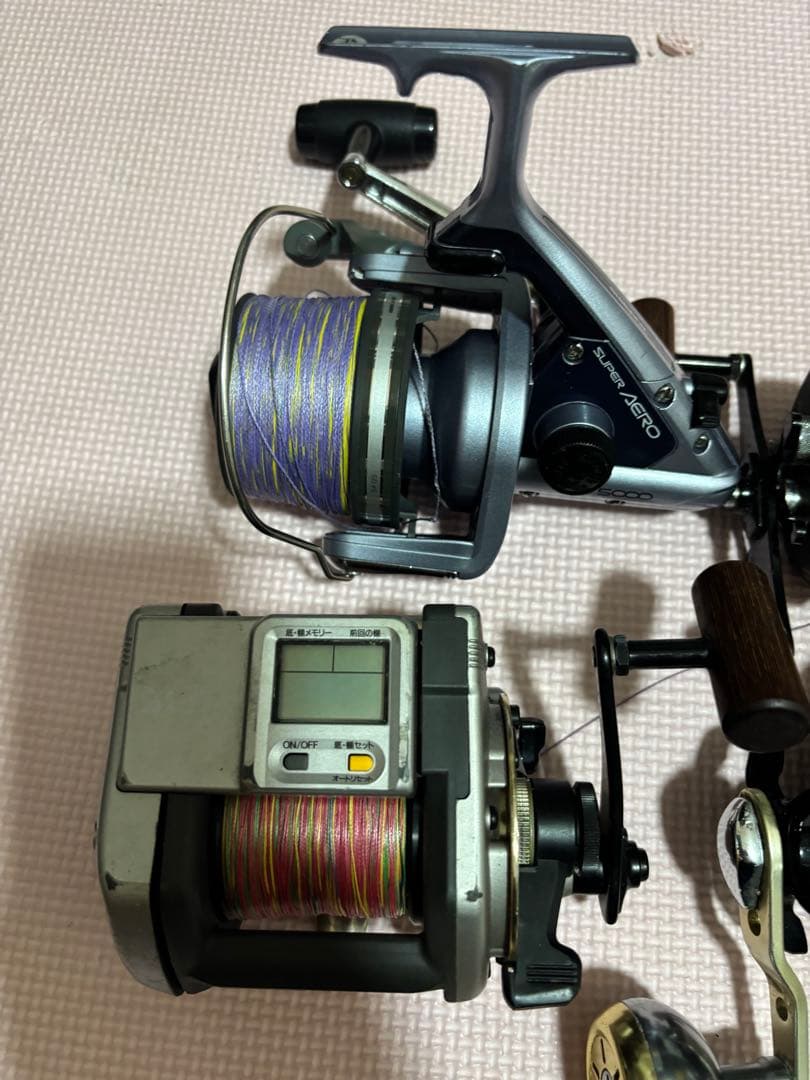 釣り フィッシングリール 7個セット