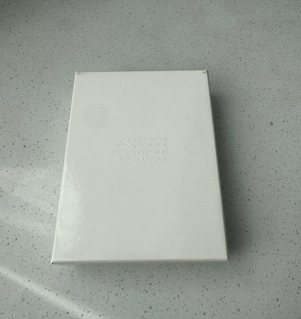Maison Margiela ブラックレザー二つ折り財布