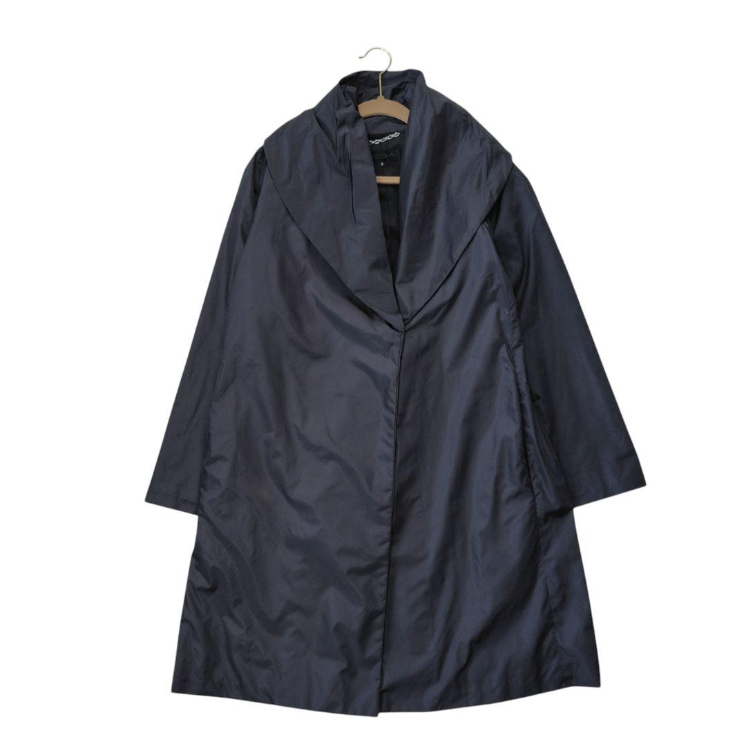 美品 MOGA モガ スプリングコート ライトアウター 薄手 軽量 ネイビー