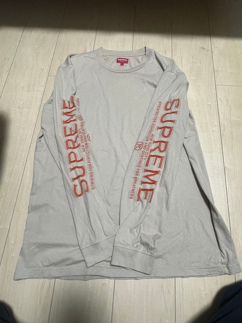 supreme Intarsia Sleeve L/S Top ロンT