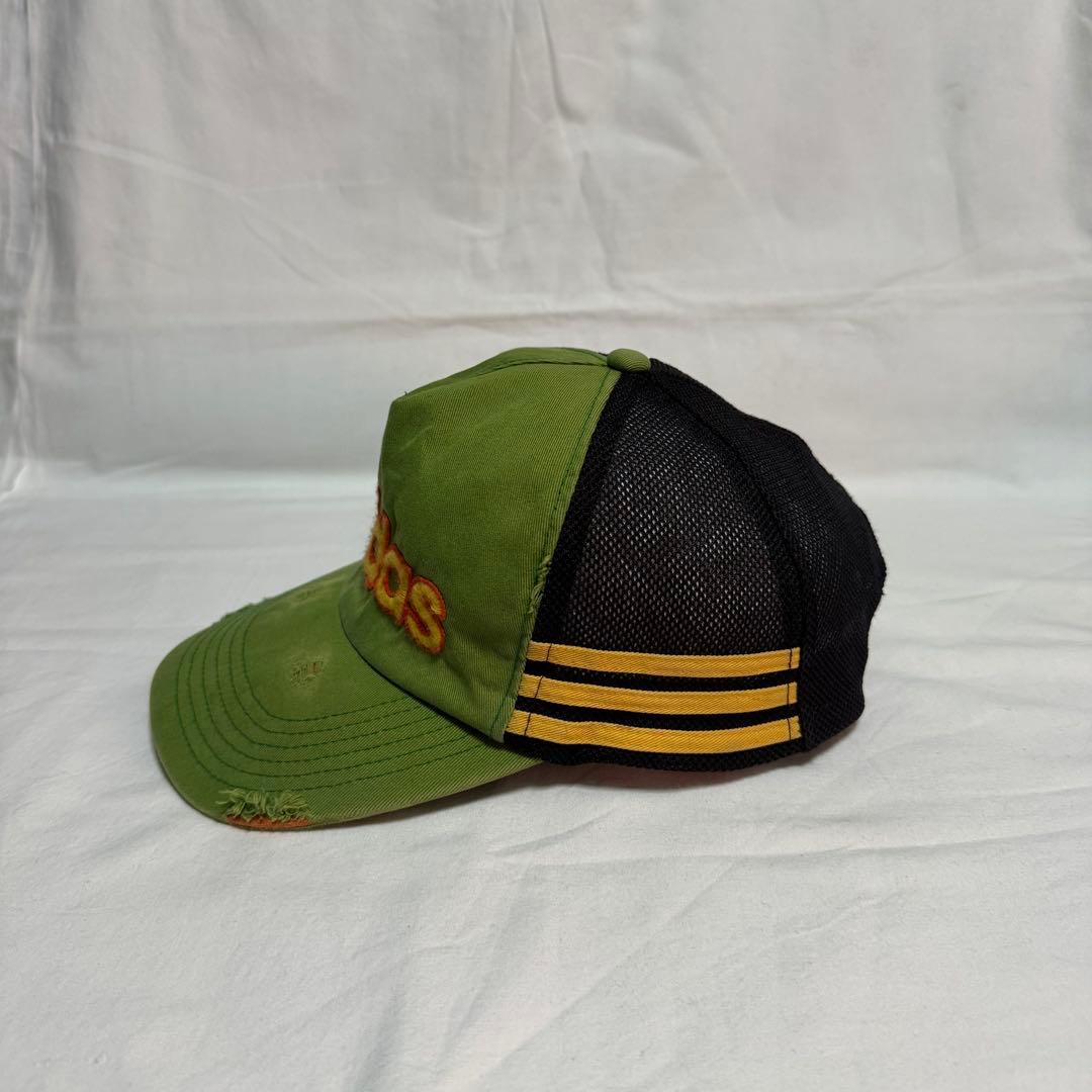 90s OLD adidas vintage加工 cap メッシュ ロゴ 激レア