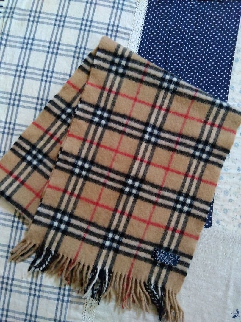 Burberrys バーバリーベージュ チェック柄 マフラー