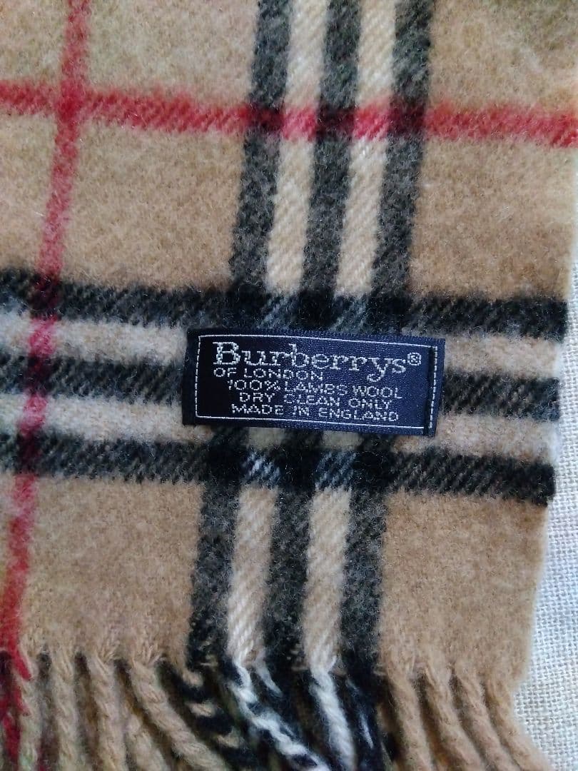 Burberrys バーバリーベージュ チェック柄 マフラー