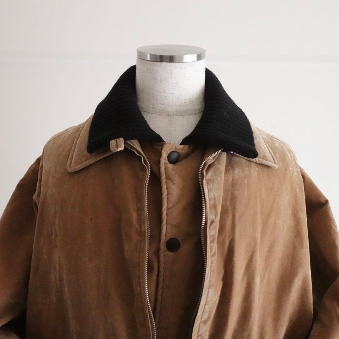 【イタリア製】1990s Camel Velvet Layered Jacket