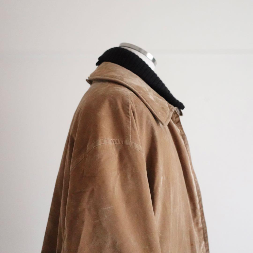 【イタリア製】1990s Camel Velvet Layered Jacket