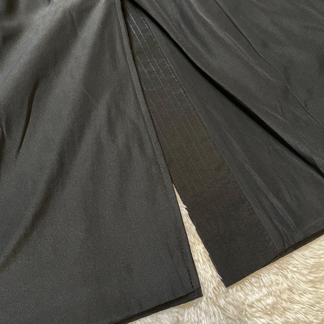 MaxMara シルクトレンチコート 黒 白タグ 現行 S フォーマル
