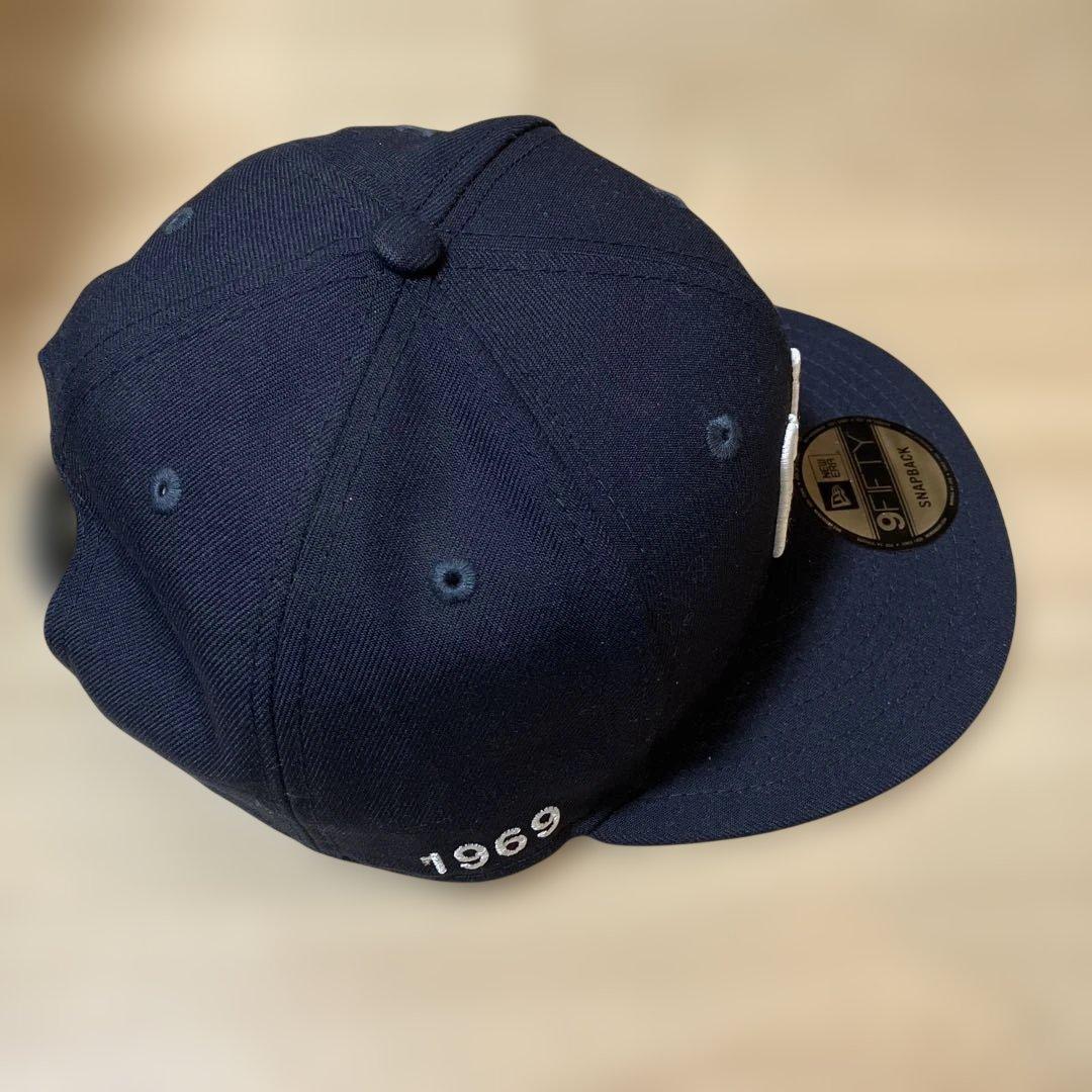 NewEra×GAP 9FIFTY ネイビーキャップ 1969