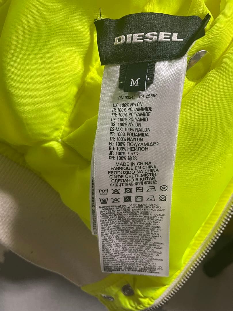 チョコリエールさん 専用DIESEL MA-1 フライトジャケット ホワイト