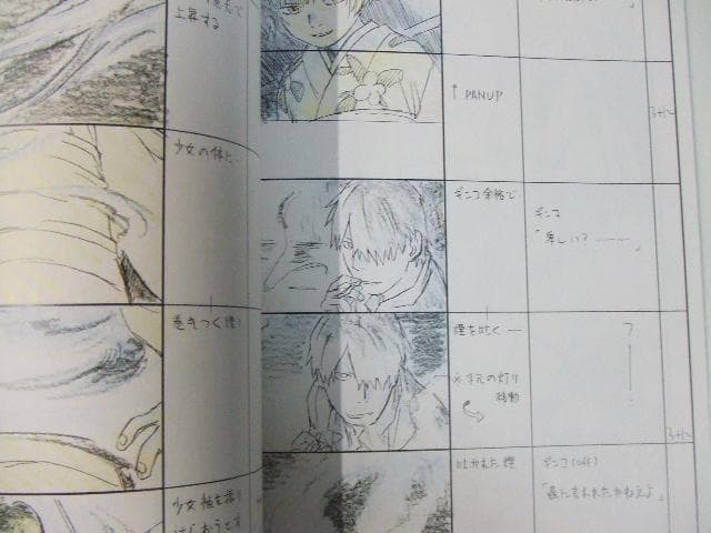非売品 蟲師 第一話 緑の座 絵コンテ 漆原友紀 長濱博史 馬越嘉彦