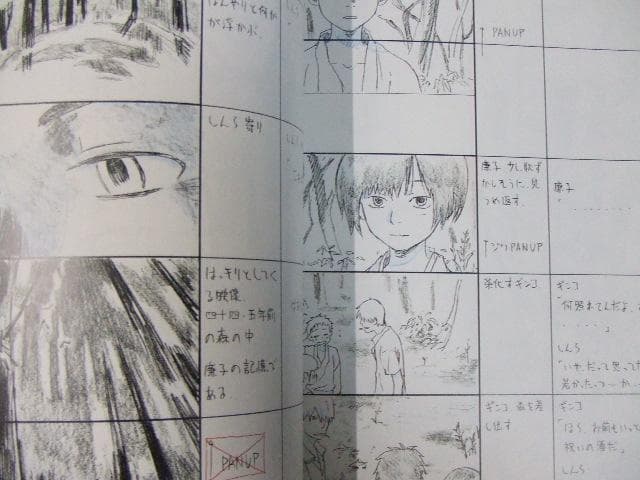 非売品 蟲師 第一話 緑の座 絵コンテ 漆原友紀 長濱博史 馬越嘉彦