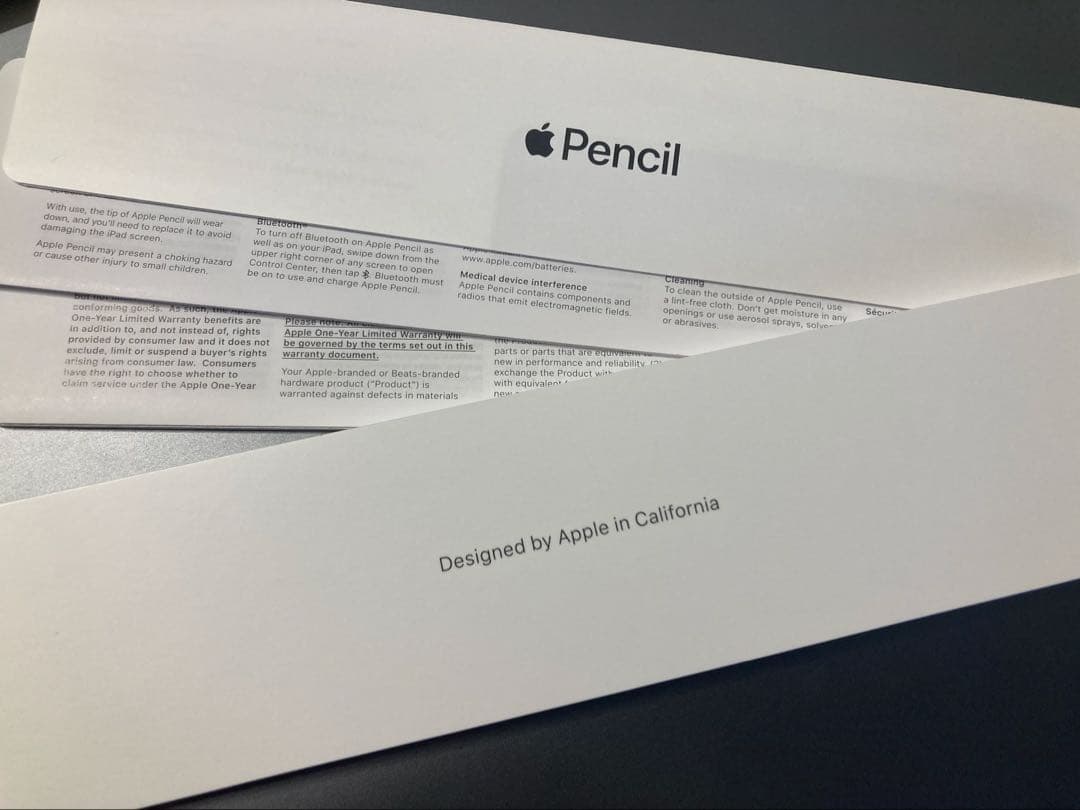 純正品 Apple Pencil 第二世代 箱付き