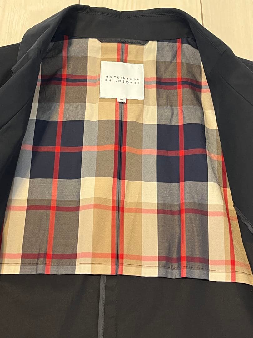 【美品】MACKINTOSH PHILOSOPHYスプリングコート ブラック38