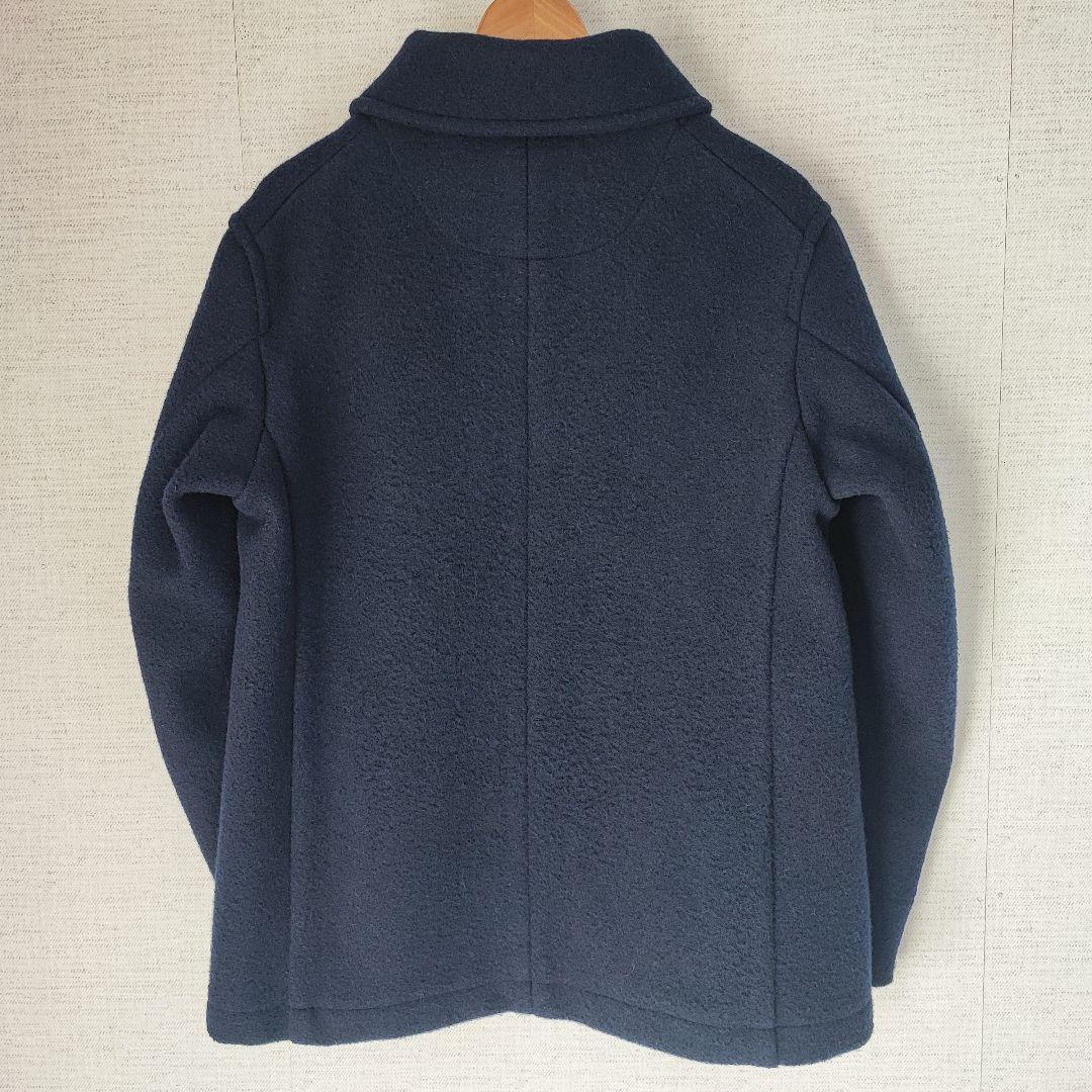 DANTON ウールモッサ コート 40 濃紺 丸襟 メンズM〜L相当 定番