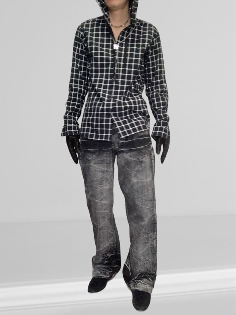 BLACK LAMB LEATHER GLOBE 2836P 手袋 レザー