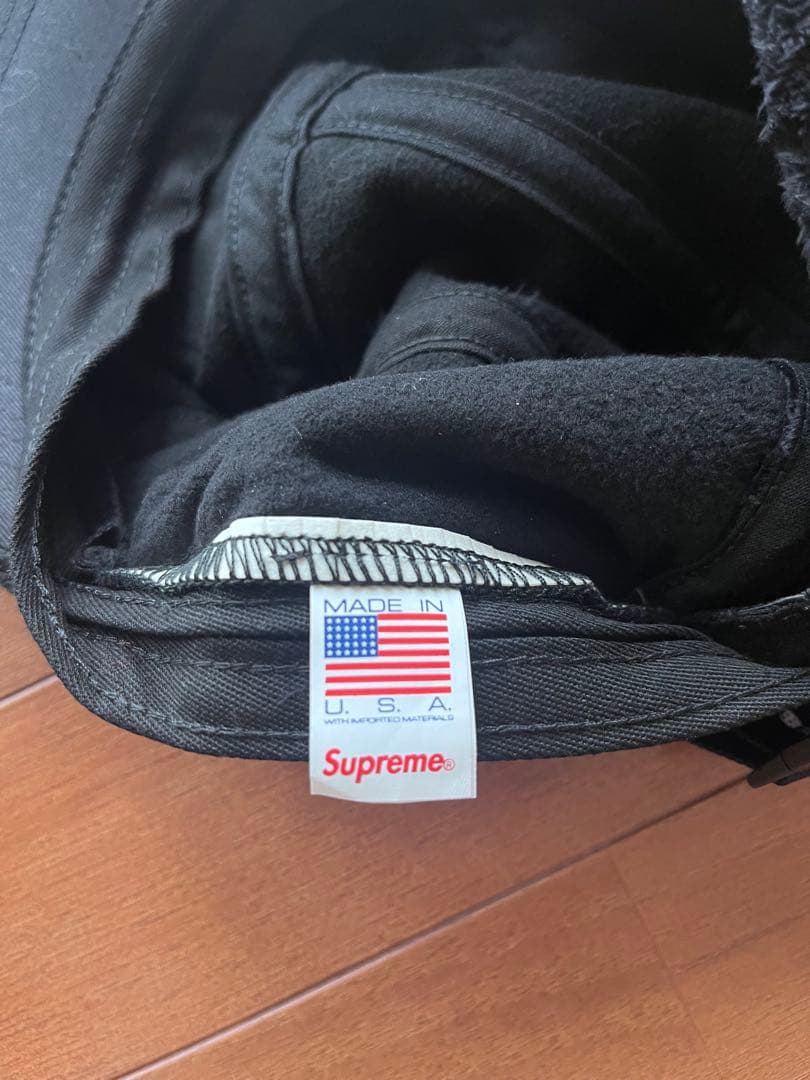 Supreme フリースキャップ 黒