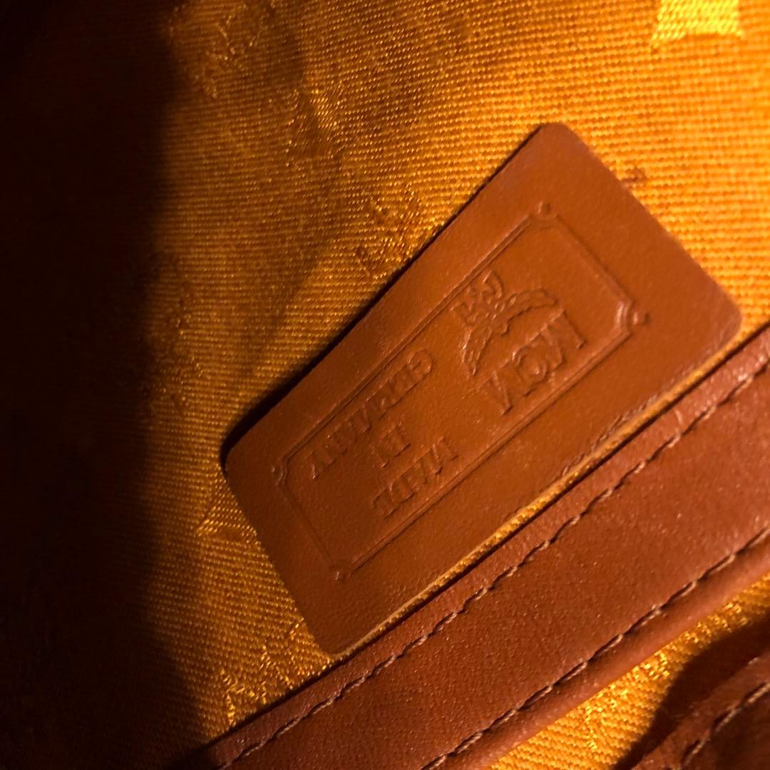 林*子様 【美品】MCM ブラウンレザーボストンバッグused