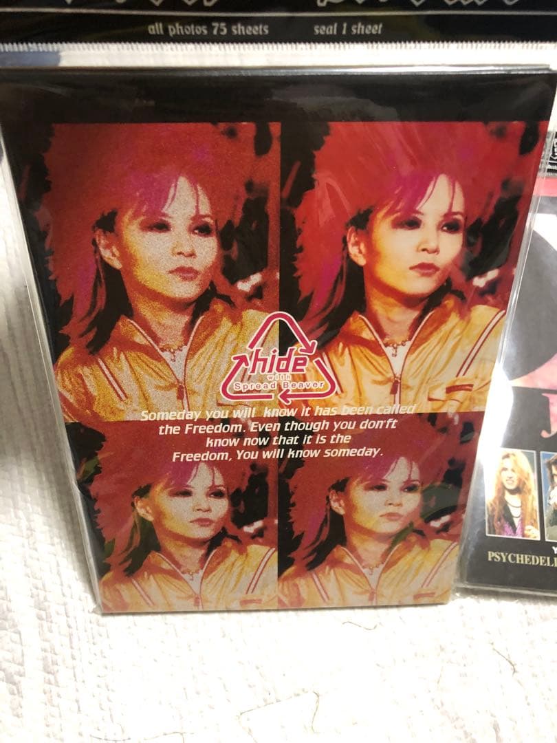 hikaru! X JAPAN hide メモ帳3冊缶バッジグッズまとめ