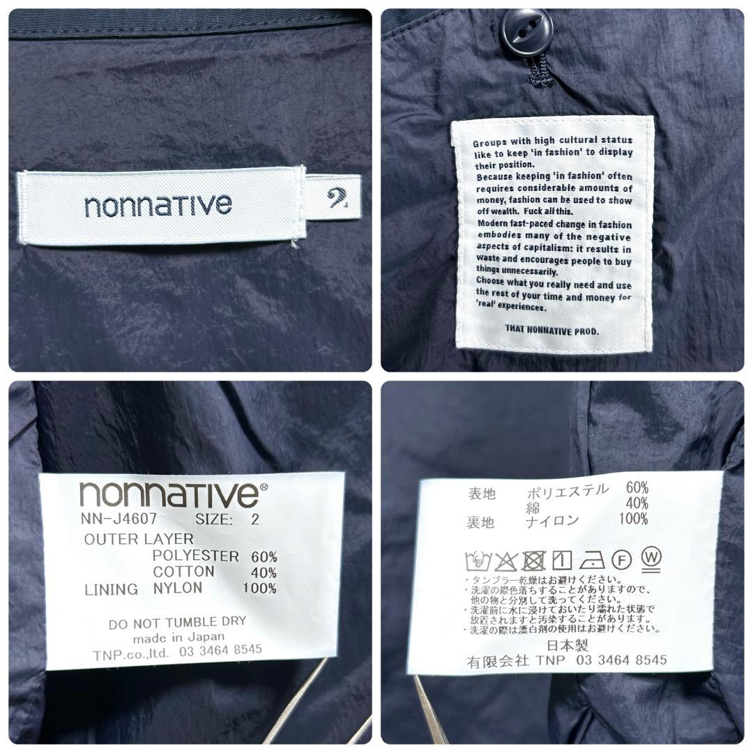 nonnative SOLDIER SHORT JACKET 25SS ネイビー