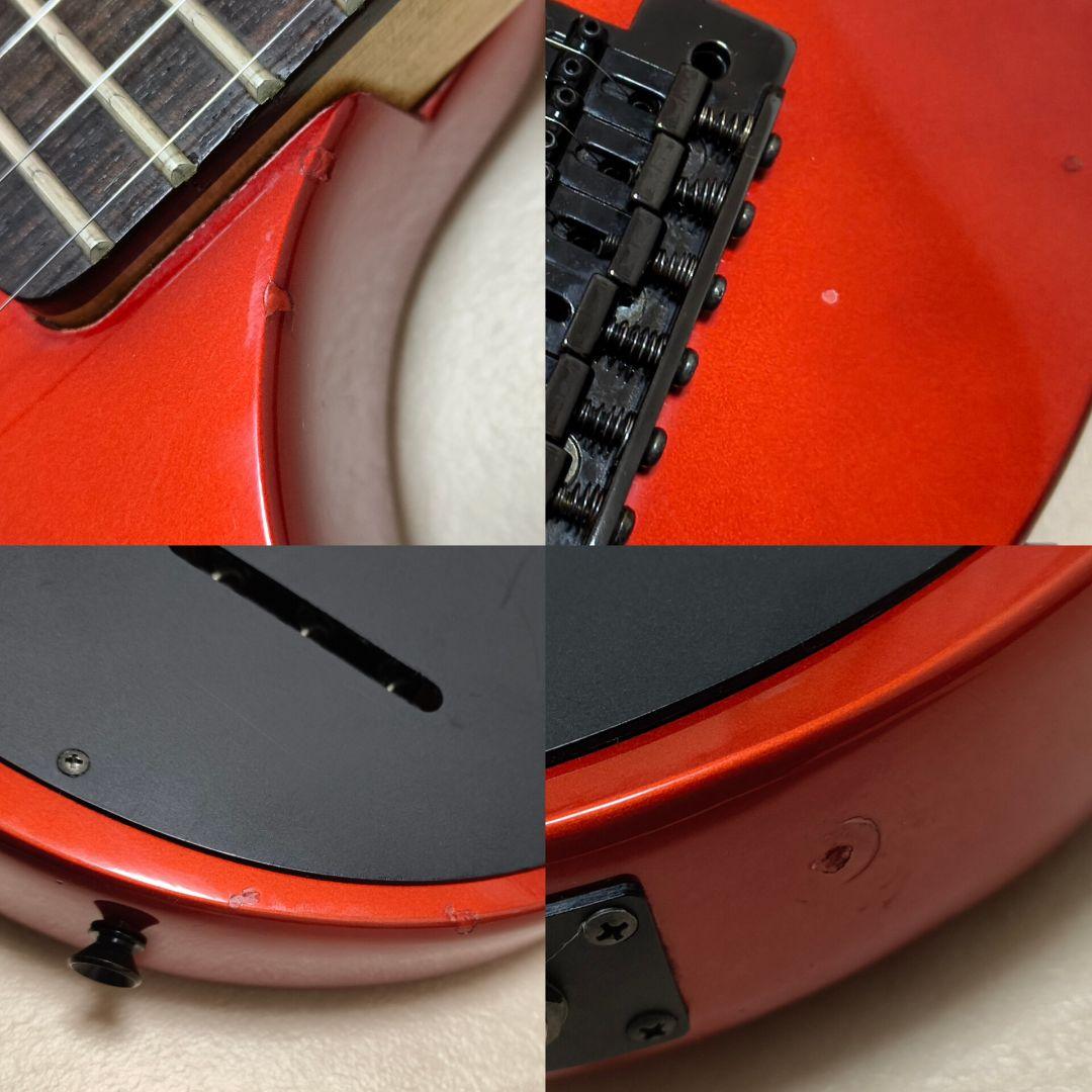 【美品】ZO-3 芸達者 メタリックレッド アンプ内蔵ミニギター ケース付